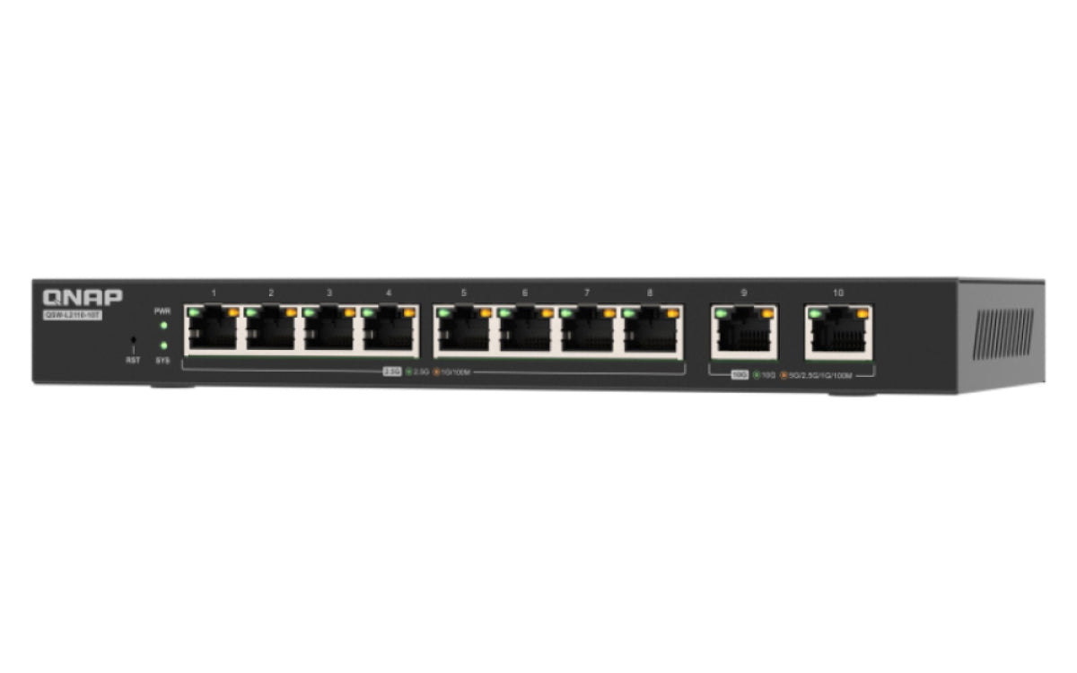 Qnap Qsw-L2110-10t - Switch - Managed - 8 X 2.5gbase-T