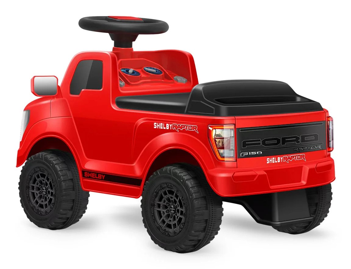 Jamara Rutscher Shelby Ford F-150 Raptor Con Anhänger Rot
