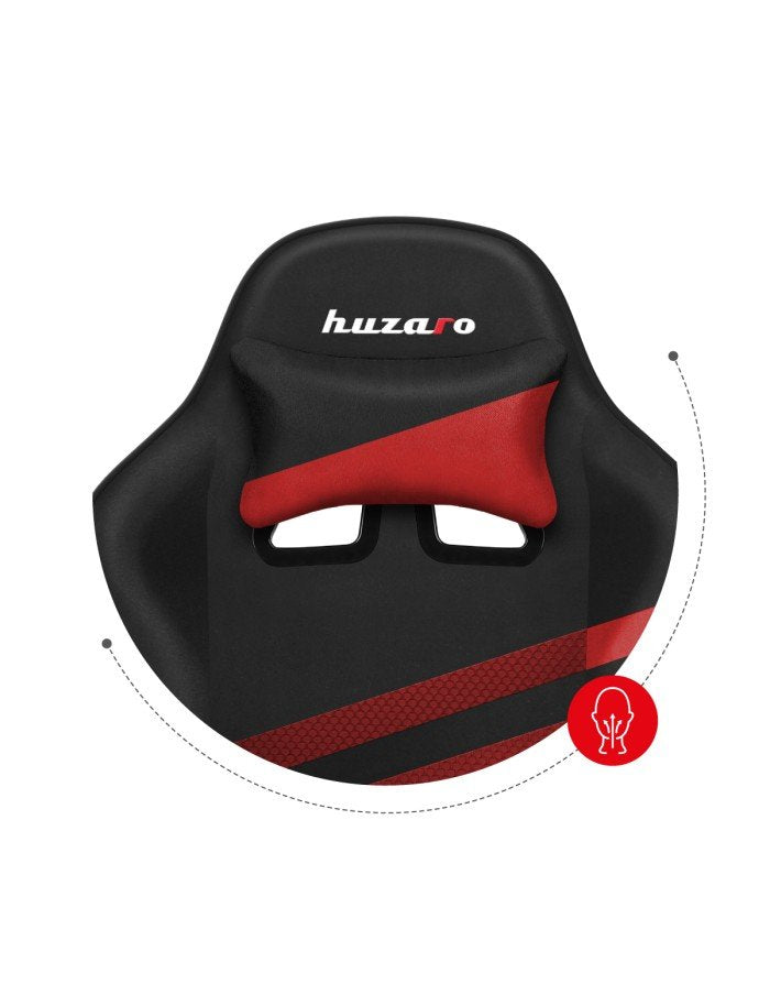 EAN 5903796013146 - Huzaro FORCE 4.4 Silla para videojuegos de PC Asiento (de seguridad) de butaca Negro, Rojo imagen 9
