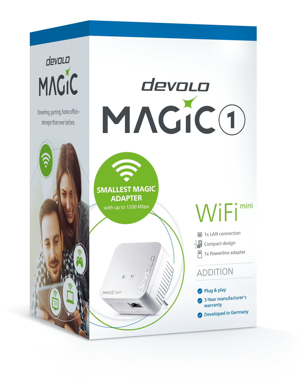 Devolo Magic 1 Wifi 2-1-1 Mini, Powerline + Wifi 4250059685598.0