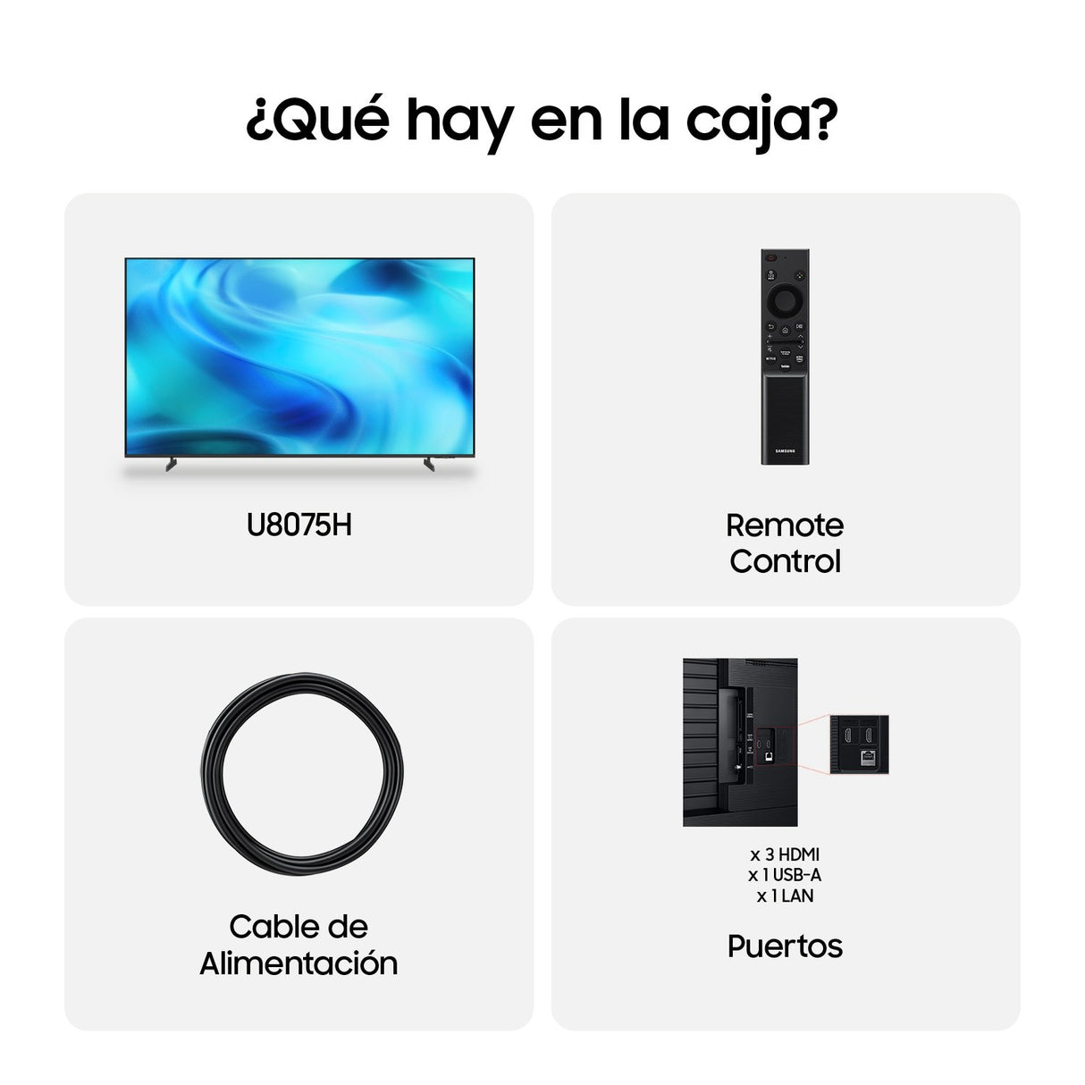EAN 8806099028022 - Samsung TU85U8075HU 2,16 m (85") 4K Ultra HD Wifi Negro imagen 12