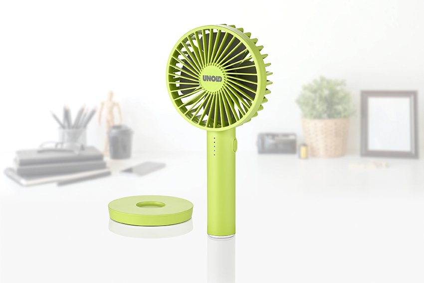 86626 Handventilator Breezy Ii Verde 4w 5 Geschwindigkeitsstufen Ø10cm