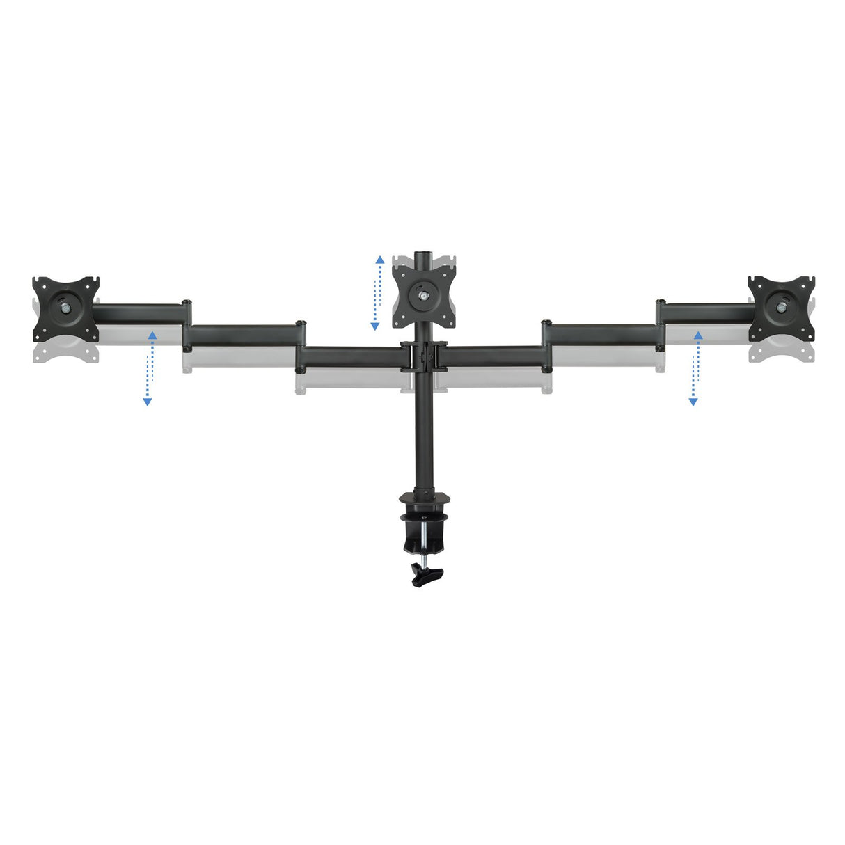 EAN 8433281008267 - TooQ DB1327TN-B soporte para monitor 68,6 cm (27") Escritorio Negro imagen 2