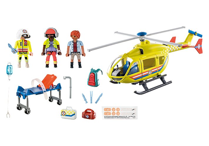 Playmobil 71203 City Life - Helicóptero De Rescate