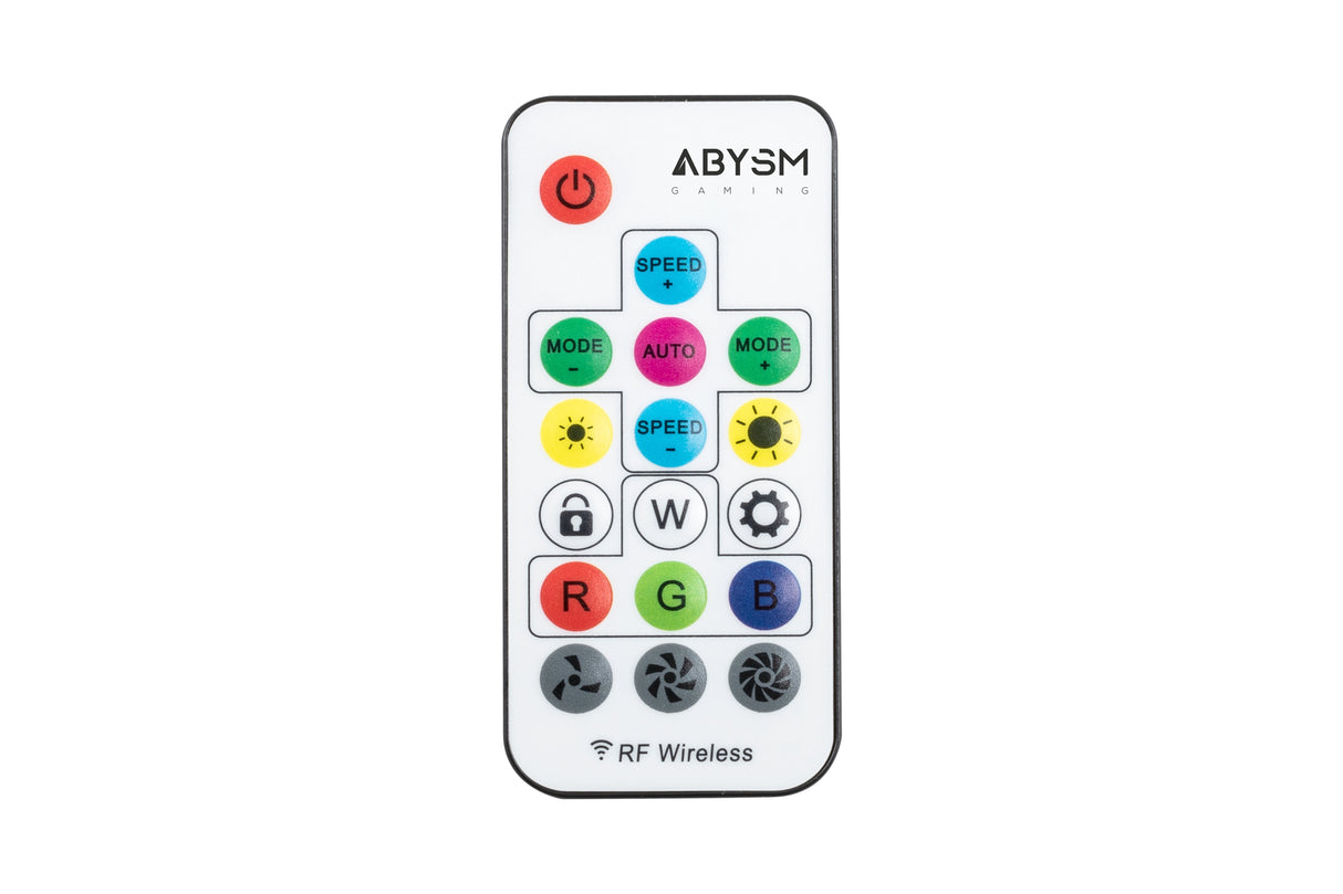 Abysm Case Fan Arclight 12 Cm Argb Kit 3 In 1 Controler