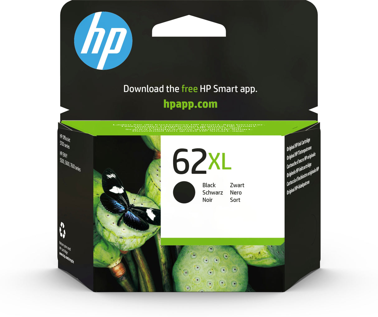 Tinta Original Hp 62xl Negro Ac2p05ae