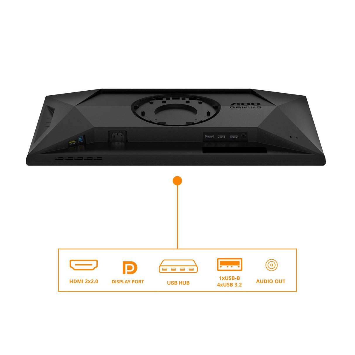 EAN 4038986182577 - AOC G4 25G4SXU pantalla para PC 62,2 cm (24.5") 1920 x 1080 Pixeles Full HD LED Negro, Gris imagen 3