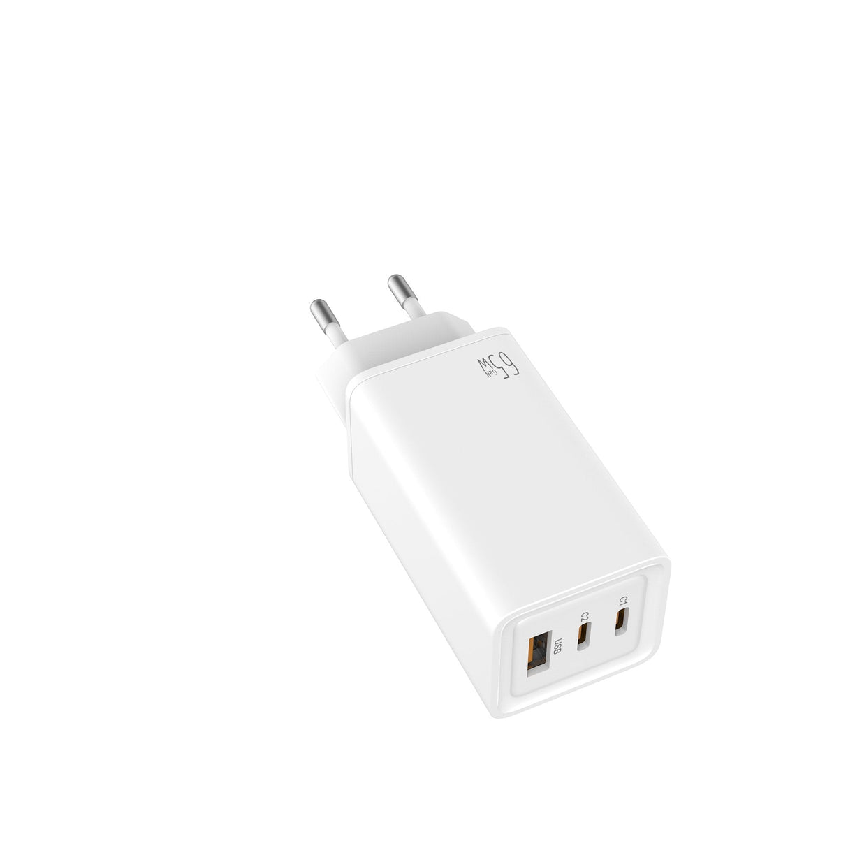 Cargador De Pared Leotec Lecsph65w3w 2xusb Tipo-C 1xusb 65w