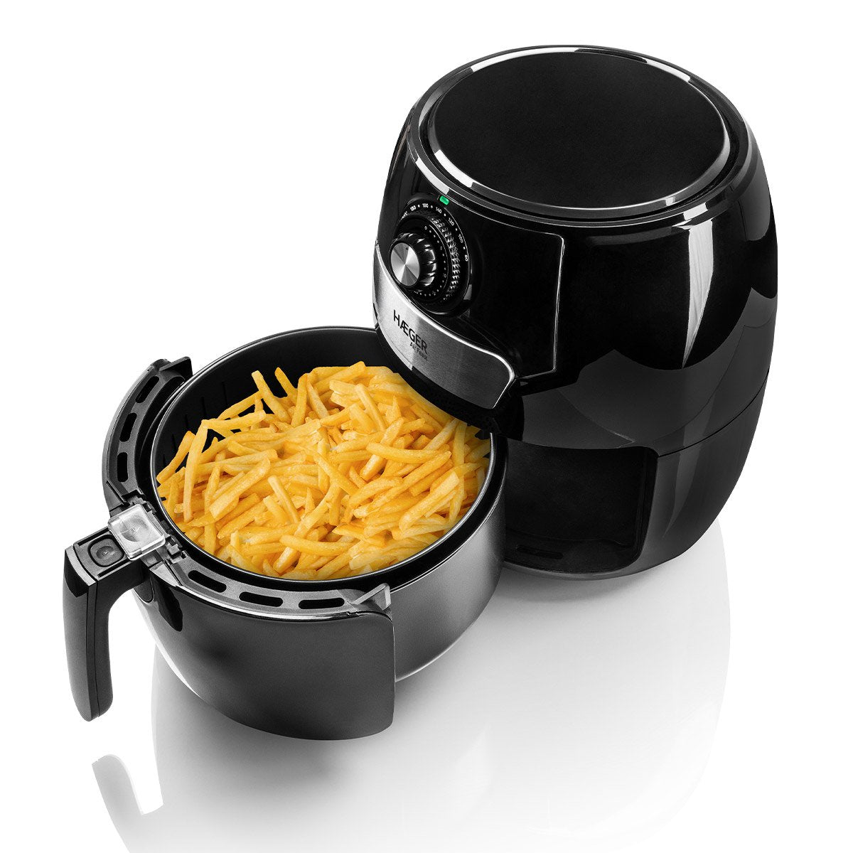 EAN 5608475023248 - Haeger AF-M37.002A freidora Sencillo 4,2 L 1500 W Freidora de aire caliente Negro imagen 3