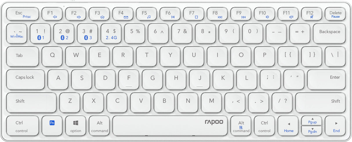 EAN 6940056114723 - Rapoo E9600M teclado Universal Bluetooth QWERTY Blanco imagen 1
