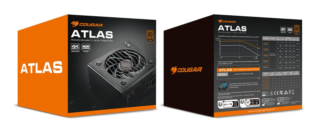 EAN 4710483776793 - COUGAR CGRBD-550 unidad de fuente de alimentación 550 W 20+4 pin ATX Negro imagen 8