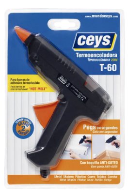 EAN 8411519771039 - CEYS 507103 pistola y lápiz de silicona caliente Pistola de cola termofusible Negro imagen 1