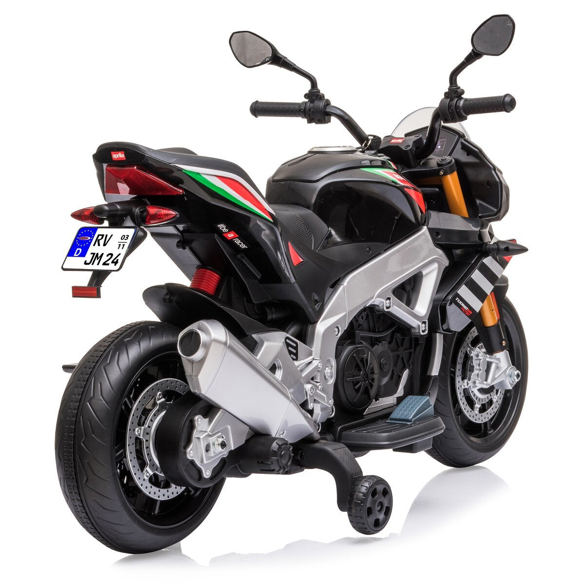 Jamara Ride-On Motorrad Aprilia Tuono 1100 Rr 12v Italien