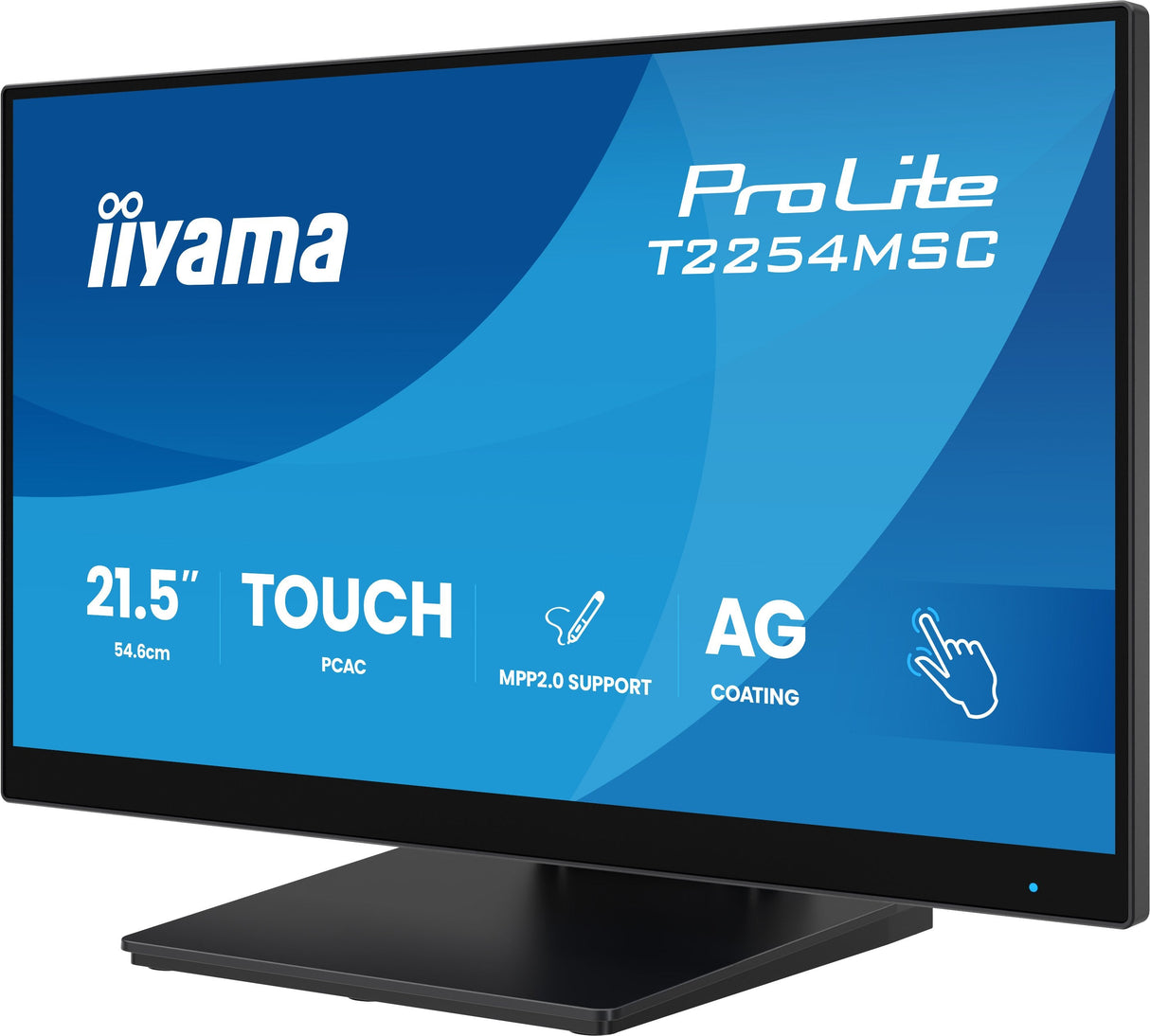 Iiyama 54.6cm 21,5" T2254msc-B2ag 16:9 M-Touch Hdmi+Dp+Usb