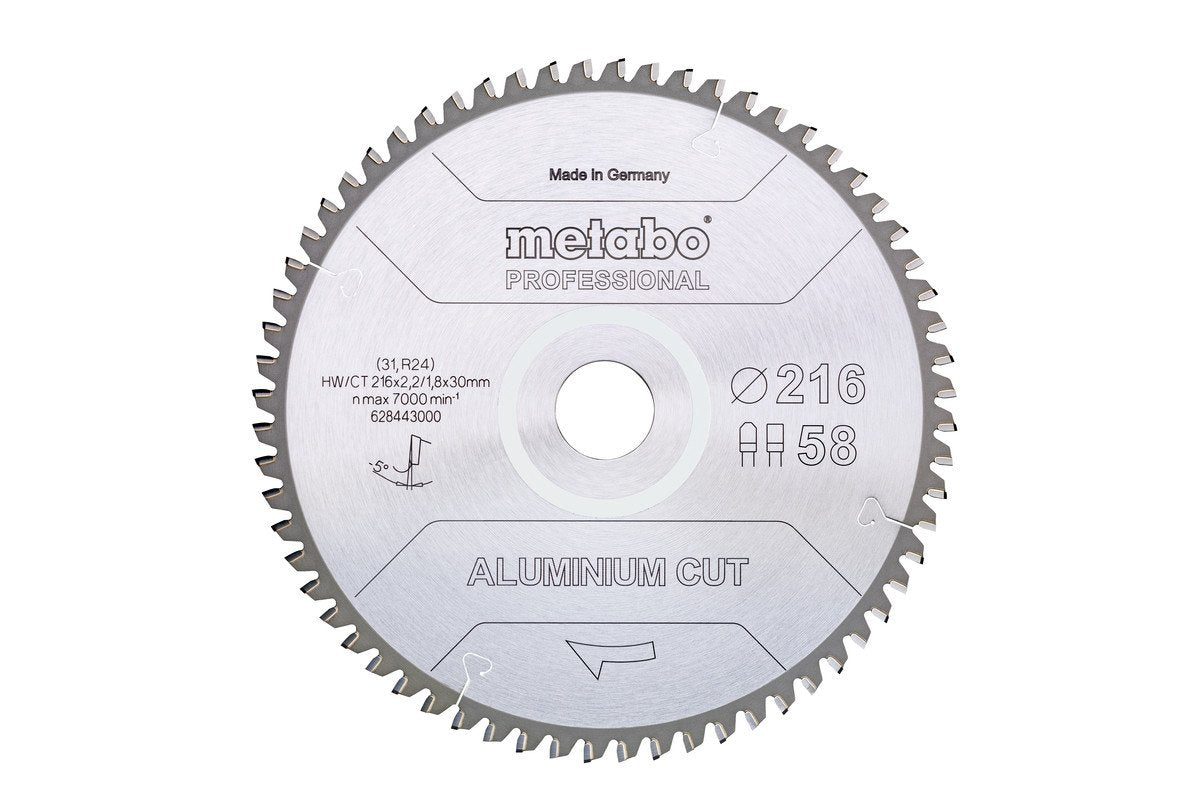 Metabo 628443000 Hoja De Sierra Circular 21,6 Cm 1 Pieza(S)