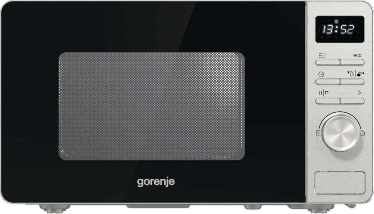 Microondas Gorenje Mo20a3x 20 L, 800 W, Botones, Giratorio, Acero Inoxidable