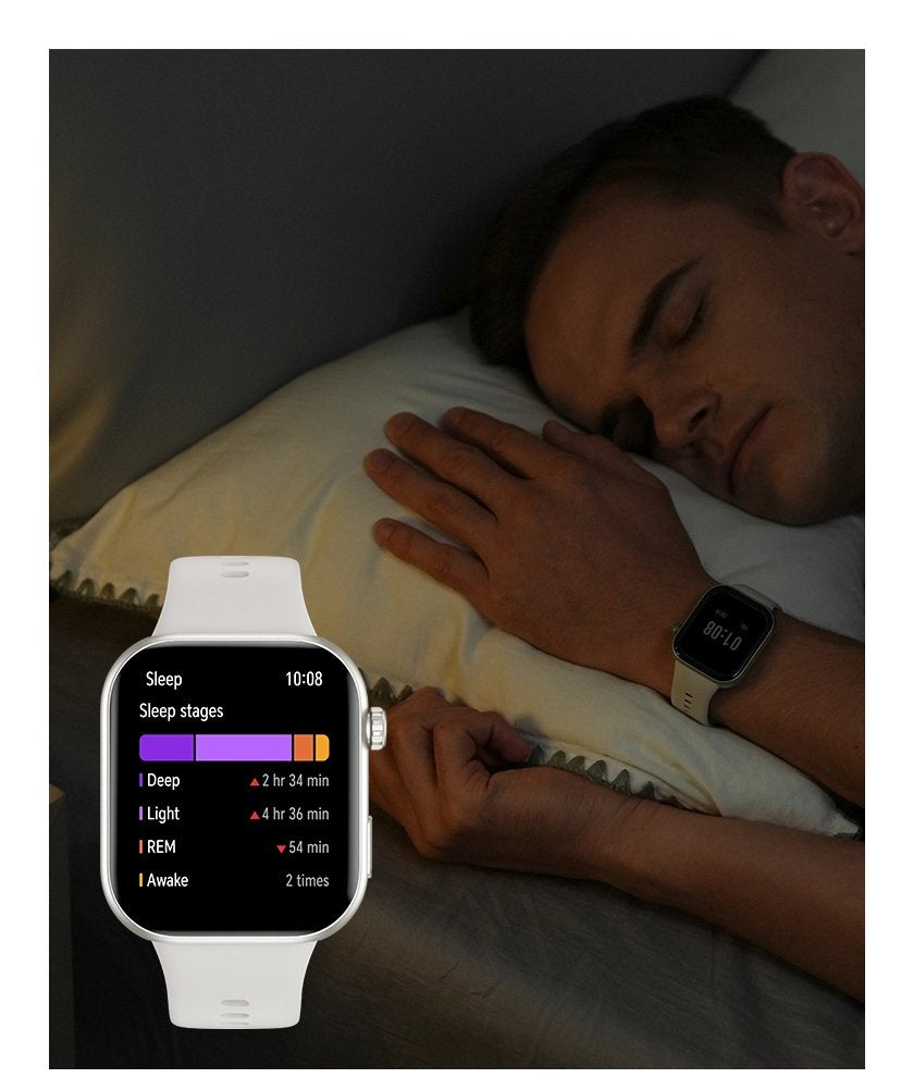 EAN 6977887510134 - Honor InfoWear Watch 2i 4,7 cm (1.85") AMOLED 49.7 mm Digital 390 x 450 Pixeles Pantalla táctil Blanco imagen 10