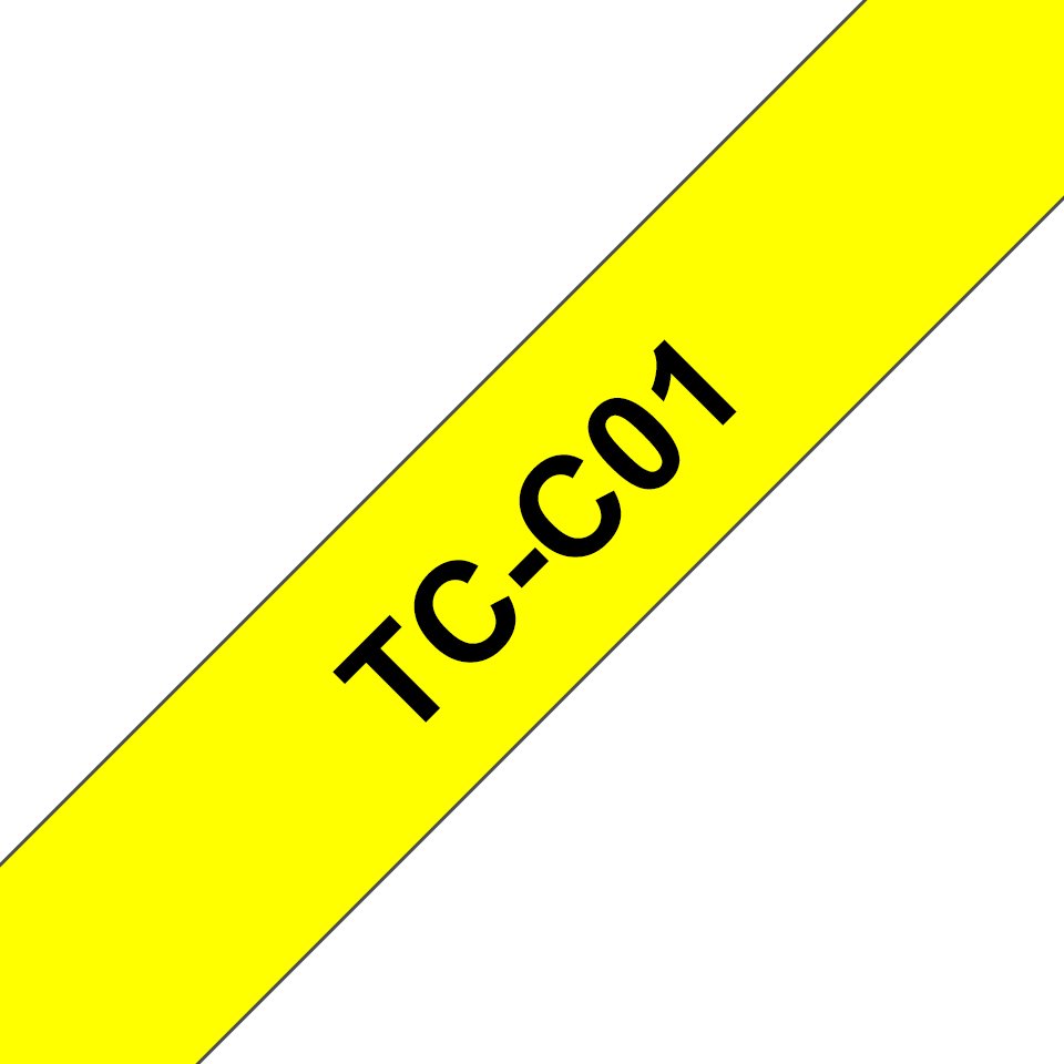 Brother Tcc01 - 12 Mm X 6.7 M - Negro A Neongelb