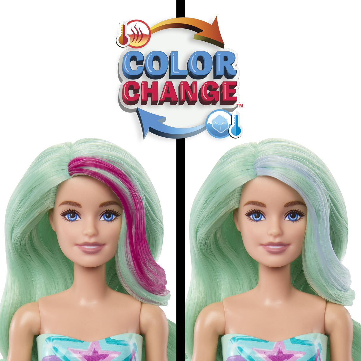 Lalka Barbie Color Reveal Morska Syrenka Mix