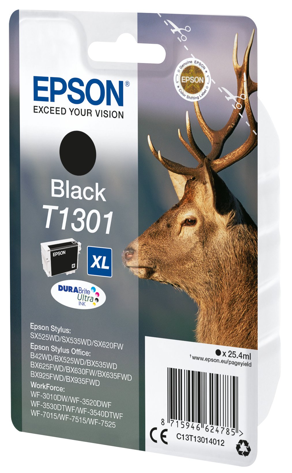 EAN 5057454503682 - Epson Stag T1301 cartucho de tinta 1 pieza(s) Original Alto rendimiento (XL) imagen 2