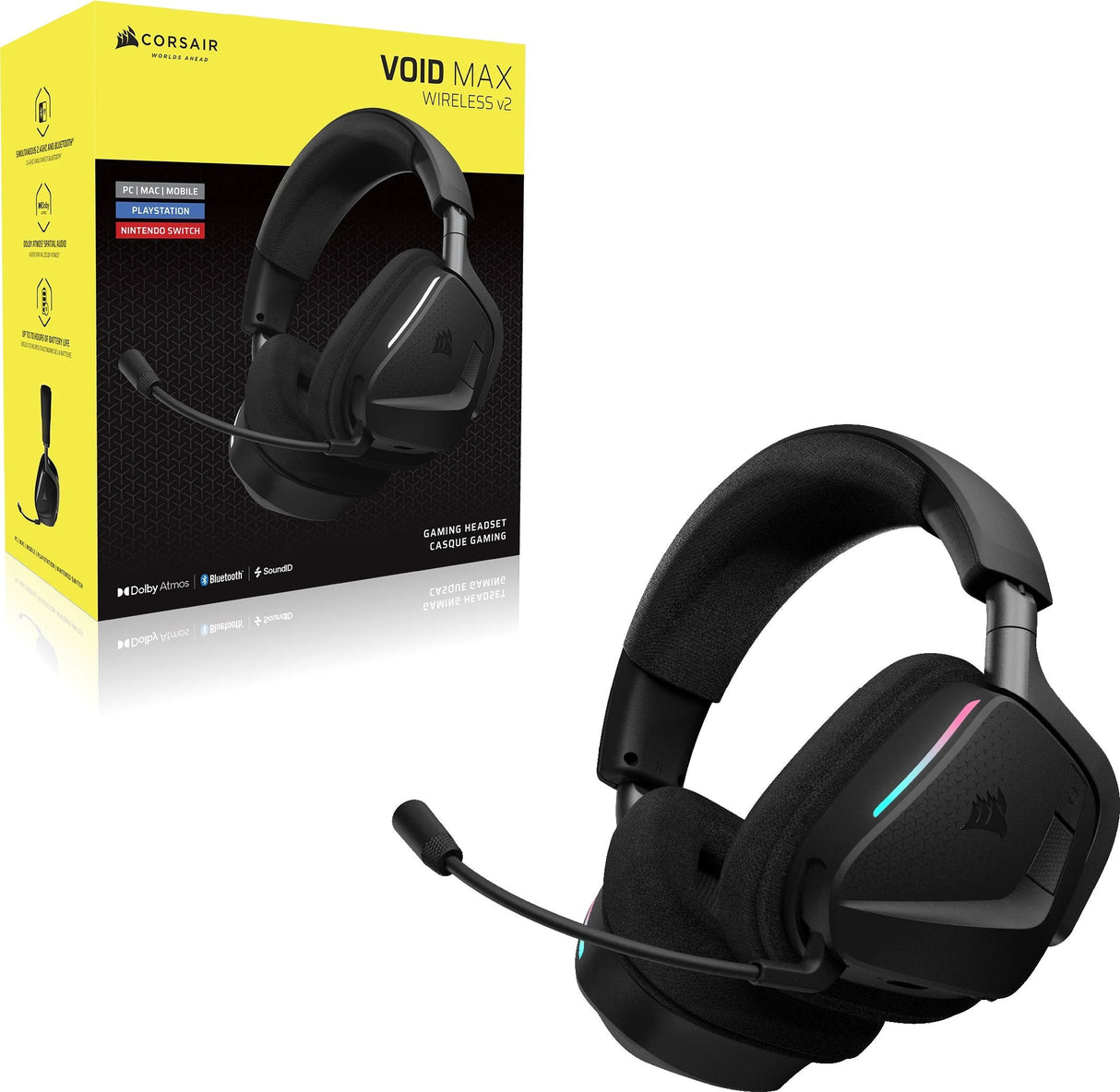Corsair Void Max Wireless V2 - Carbon