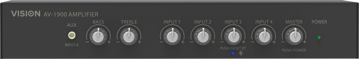 Vision Av-1900 Amplificador De Audio Hogar Negro