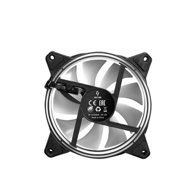 Ventilador Chieftec Rgb Nf-3012-Rgb, 120x120x25 Mm, Con Conector De 3 Pines / 4 Pines