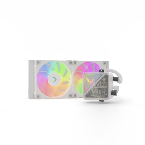 EAN 5298003821172 - Valkyrie V240 Lite Procesador Sistema de refrigeración líquida todo en uno 24 cm Blanco imagen 3