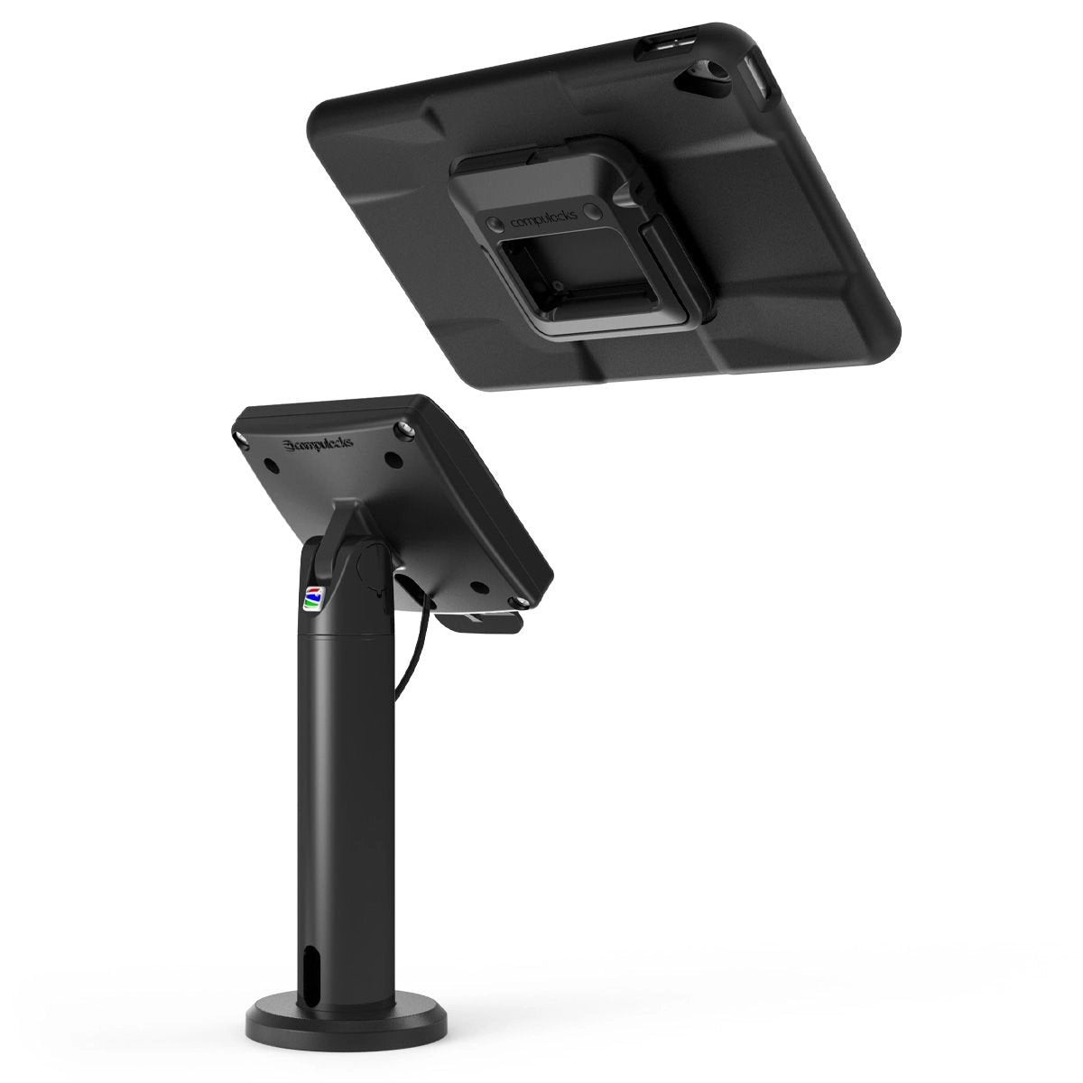 Compulocks Ipad 10th-11th (A16) Gen Powermove Tilting Stand 8" Black Kit De Montaje (Base) Para Pc Tablet Negro Tamaño De Pantalla: 10.9" Montable En Escritorio Para Apple 10.9-Inch Ipad (10ª Generación)