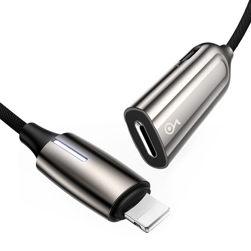 Baseus Call55-0a Cable De Conector Lightning Negro, Gris
