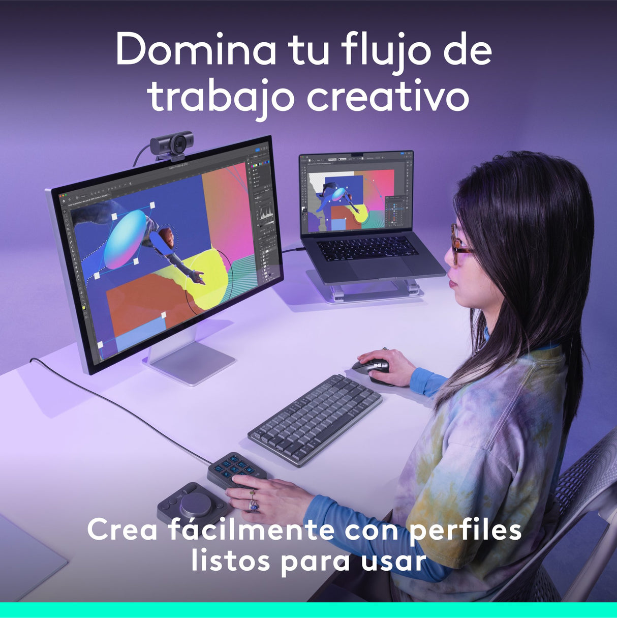 EAN 5099206124707 - Logitech MX Creative Console Teclado Bluetooth/USB imagen 3