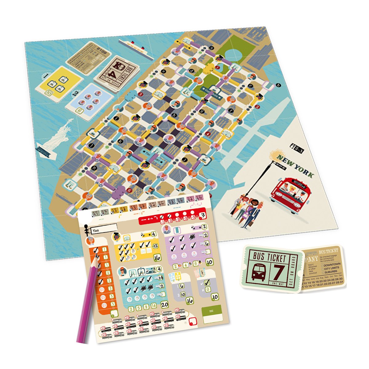 Juego De Mesa Devir Get On Board New York & London