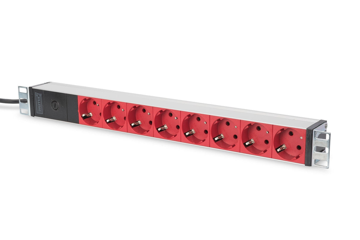 EAN 4016032369721 - Digitus DN-95410-R unidad de distribución de energía (PDU) 8 salidas AC 0U/1U Negro imagen 1