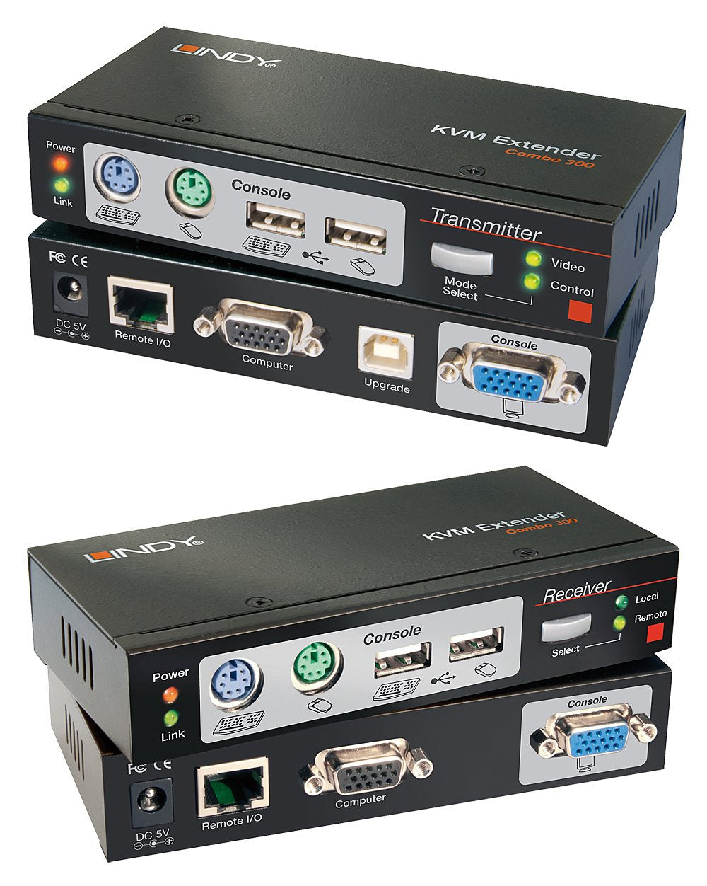 Lindy Cat5 Extensor Kvm Combo 300ps/2 Usb Y Vga