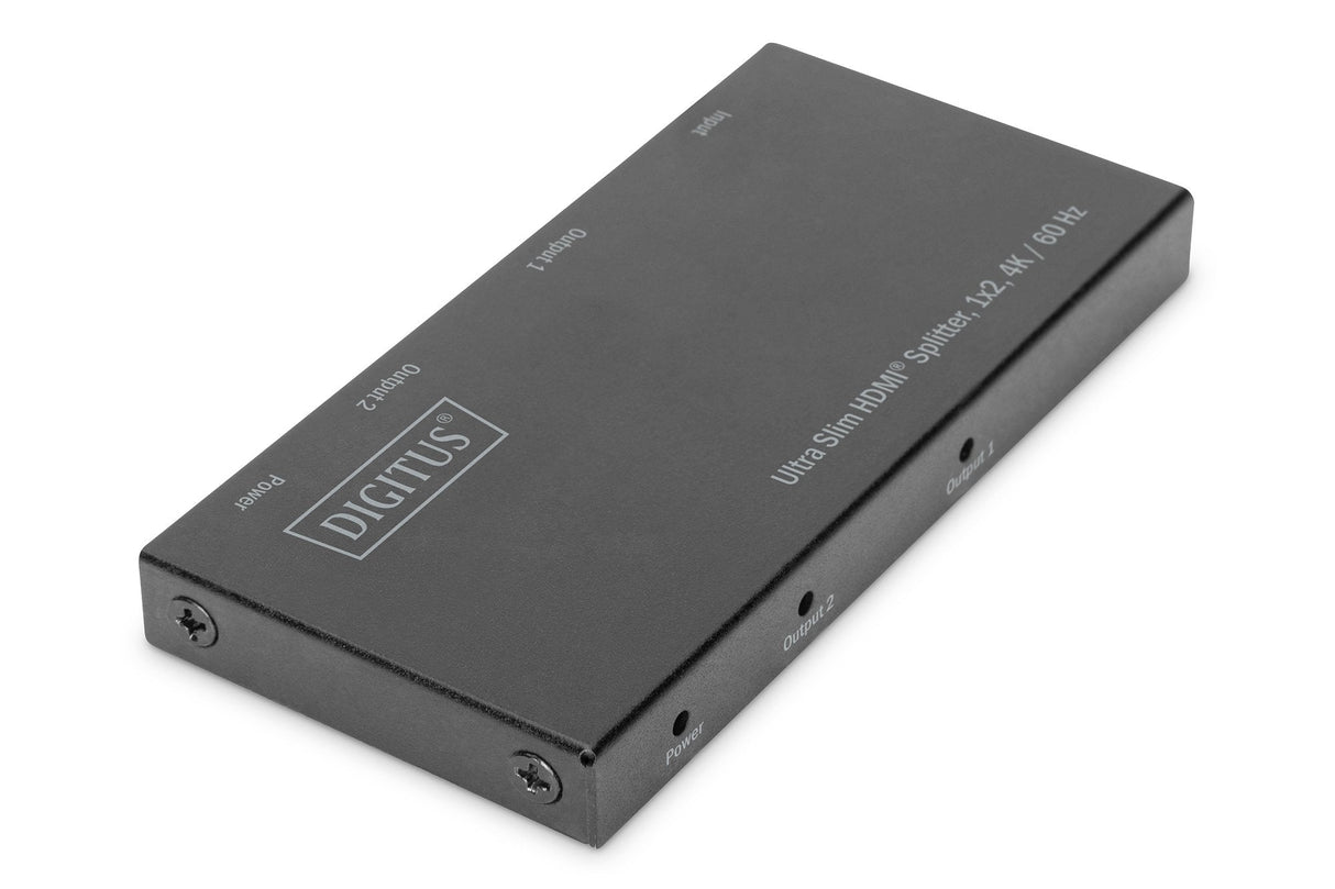 Digitus Ultra Slim Hdmi Splitter 1x2 4k/60hz, Hdr, Hdcp 2.2, 18 Gbps