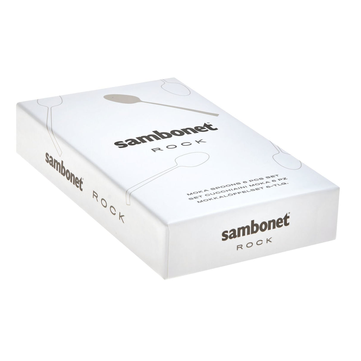 EAN 8014808181740 - Sambonet Rock Cuchara de café Acero inoxidable 6 pieza(s) imagen 4