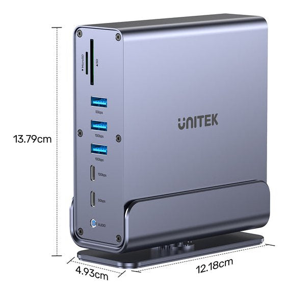 Unitek D1135agy01 Universal Dock Station Displaylink 4k X3
