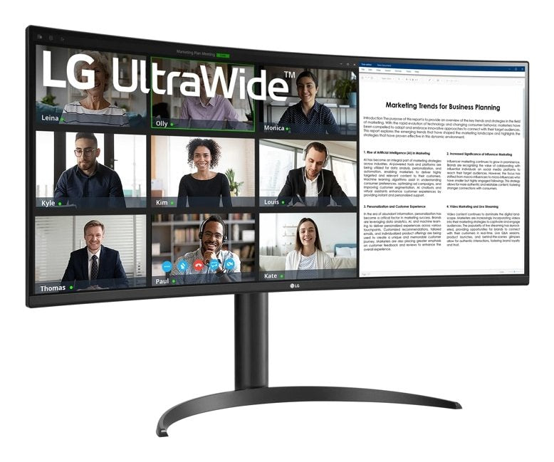 Monitor Lg 34" 34wr55qk-B Hmdi X2 Do Usb-C Curvo