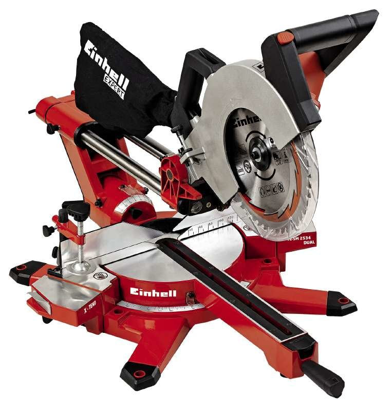 Sierra Tronzadora E Ingletadora Einhell Te-Sm 2534 Dual (Rojo/Negro, 1.800 Vatios) 4300870
