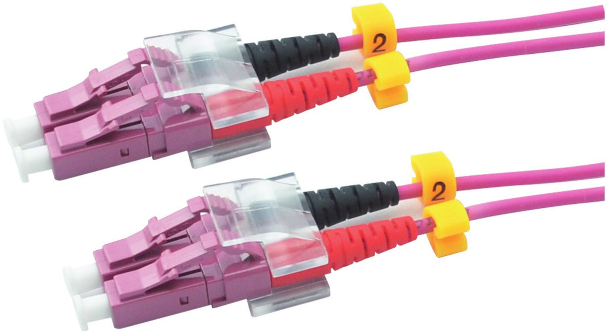 Red 2716-10-0018 Lwl-Duplex Cable De Red Lc Lc 3,0m Om4 Violett