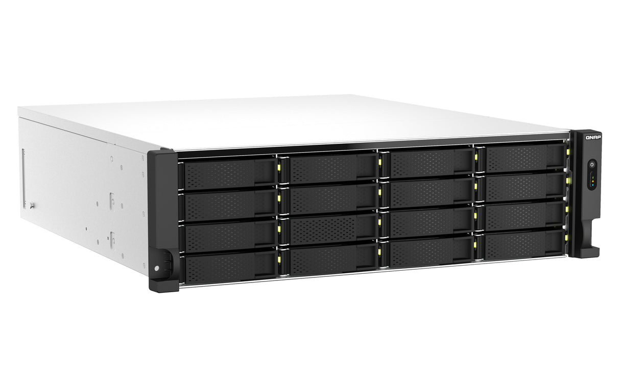 EAN 4711103082263 - QNAP TS-H2287XU-RP NAS Bastidor (3U) Intel Xeon E E-2378 64 GB DDR4 0 TB QuTS hero Negro, Blanco imagen 3
