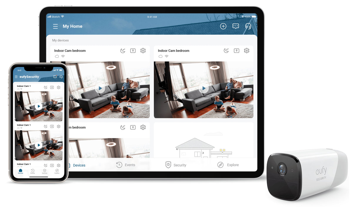 Eufy Eufycam 2 Pro Bala Cámara De Seguridad Ip Interior Y Exterior 2048 X 1080 Pixeles Pared