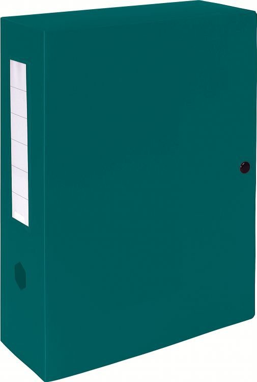 Exacompta Carpeta De Proyectos Exabox Lomo 100mm C/Broche 7/10º Pp Opaco Verde