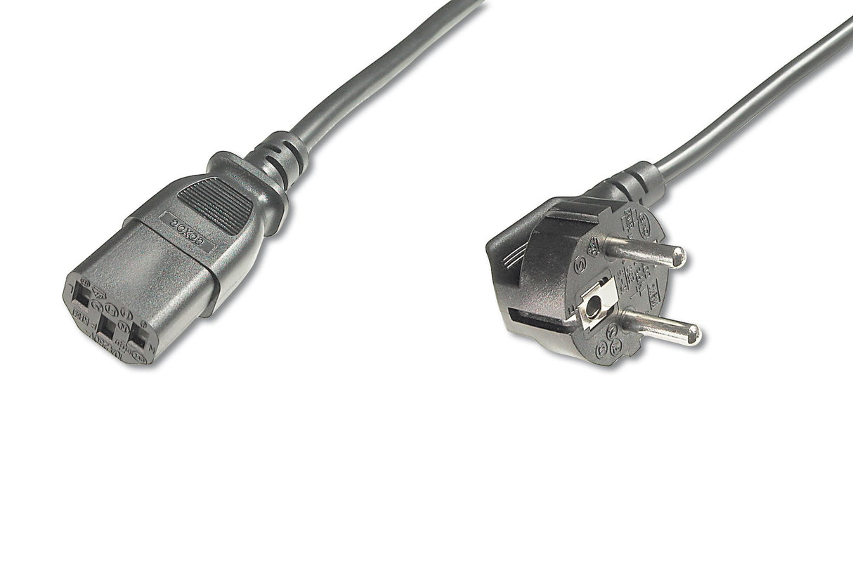 EAN 4016032311713 - Digitus AK-440100-018-S cable de transmisión Negro 1,8 m CEE7/7 IEC C13 imagen 1