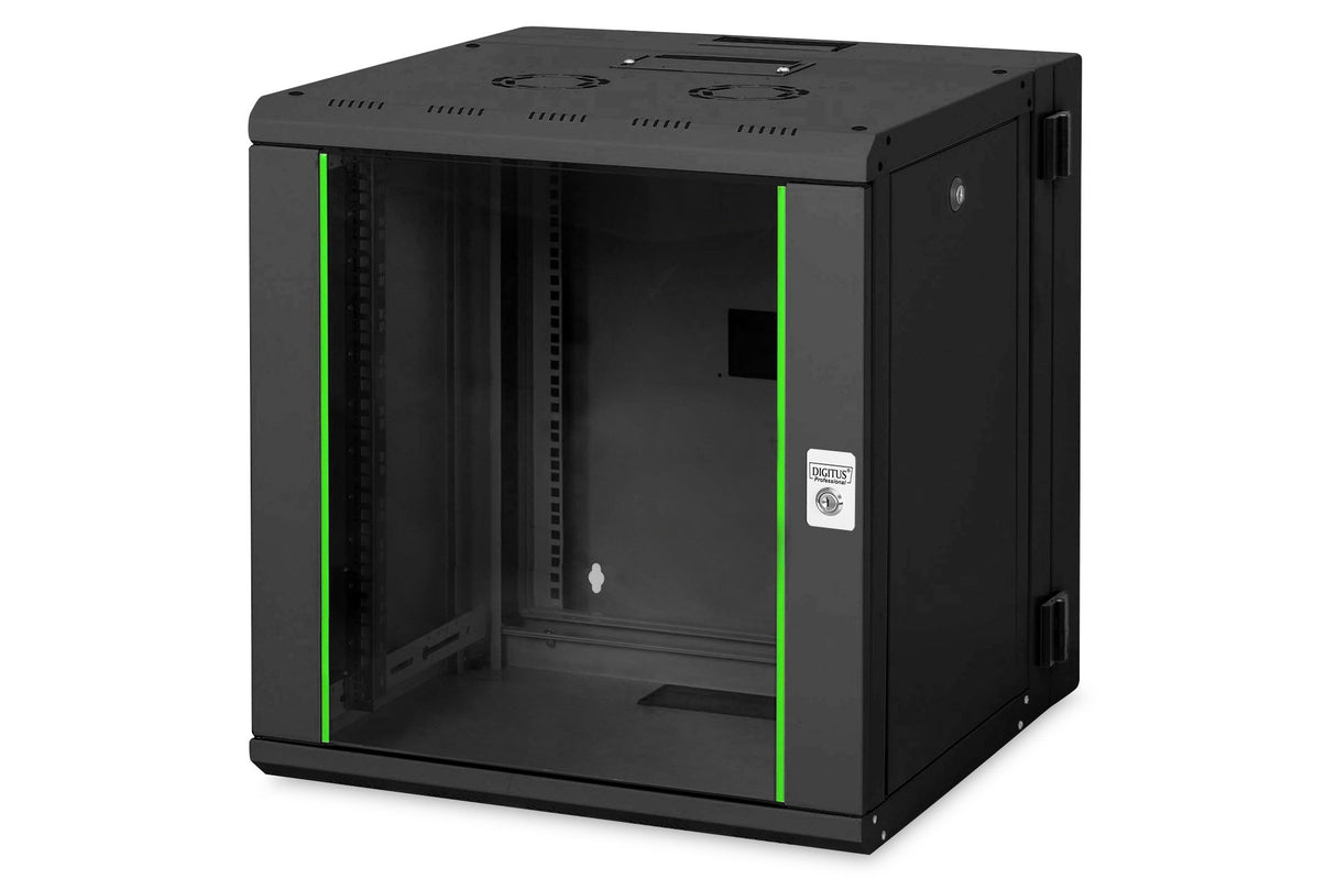 EAN 4016032257769 - Digitus DN-19 12-U-3-SW armario rack 12U Bastidor de pared Negro imagen 1