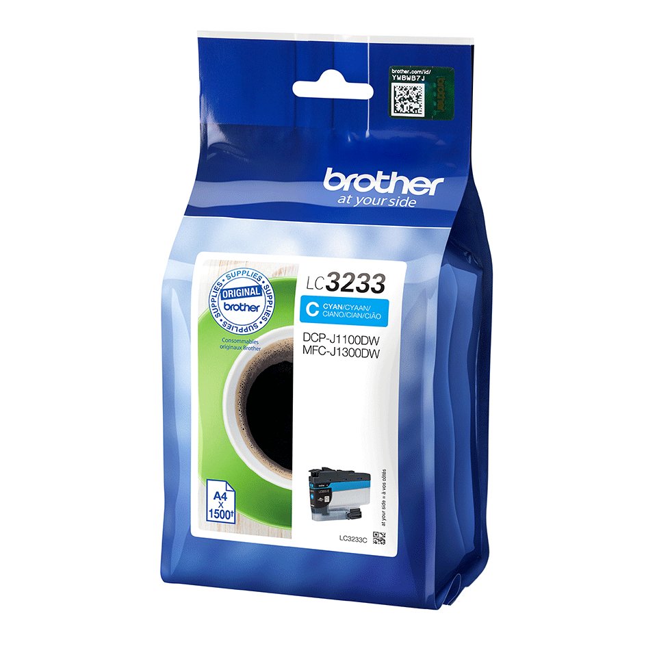 EAN 4977766787253 - Brother LC3233C cartucho de tinta 1 pieza(s) Original Rendimiento estándar Cian imagen 2
