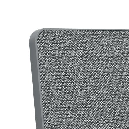 Nobo Pizarra Doble Cara Portátil Y Tablero De Anuncios Para Sistema De Colaboración Move & Meet 1800x900mm Marco Gris