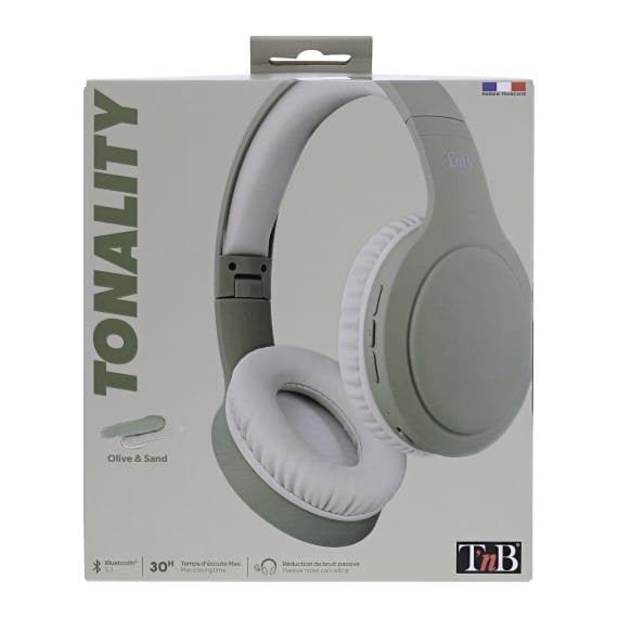 Tnb Tonality - Casco Bluetooth Circumaural - Verde