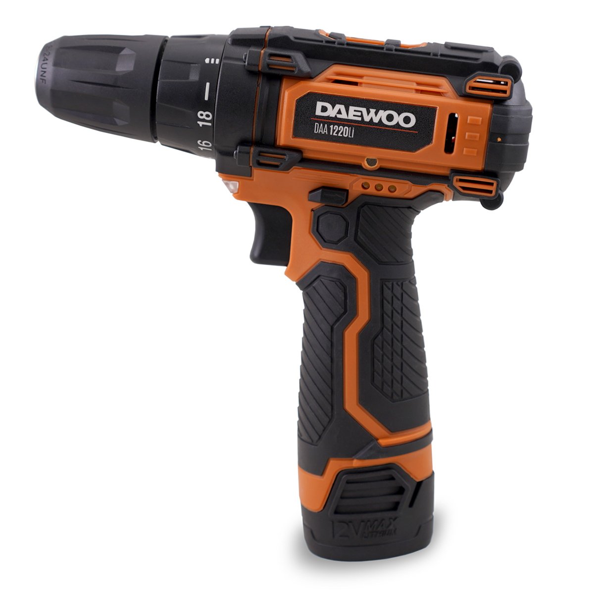 EAN 8800356877378 - Daewoo DGA 1220Li SET 1450 RPM Sin llave 1 kg Negro, Naranja imagen 6