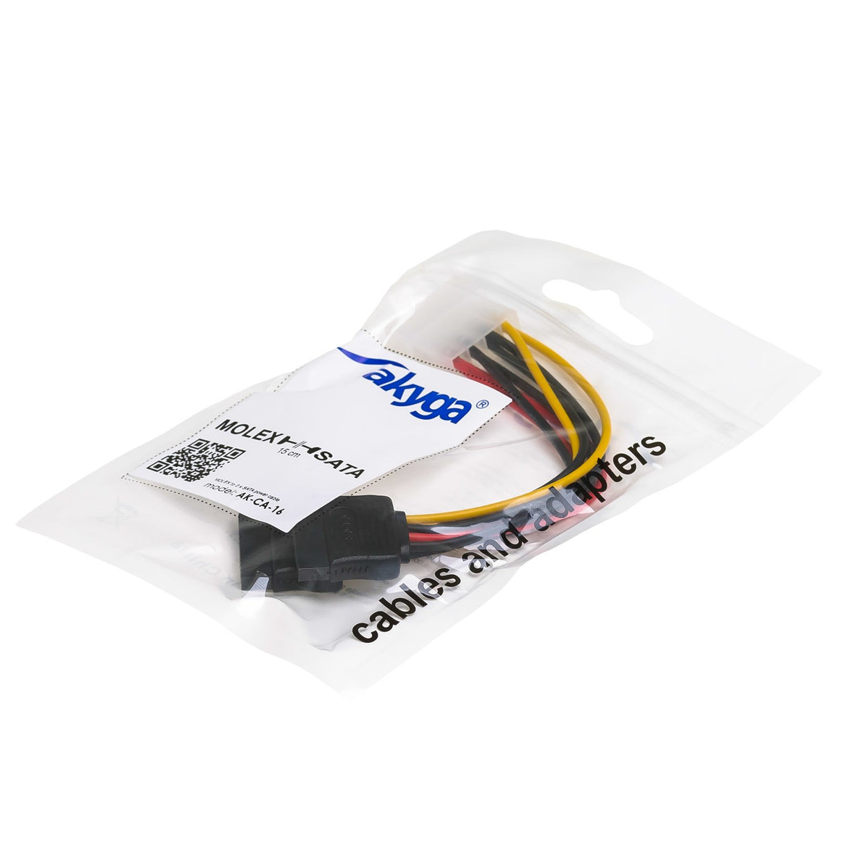 EAN 5901720131386 - Akyga AK-CA-16 cable de alimentación interna 0,15 m imagen 2